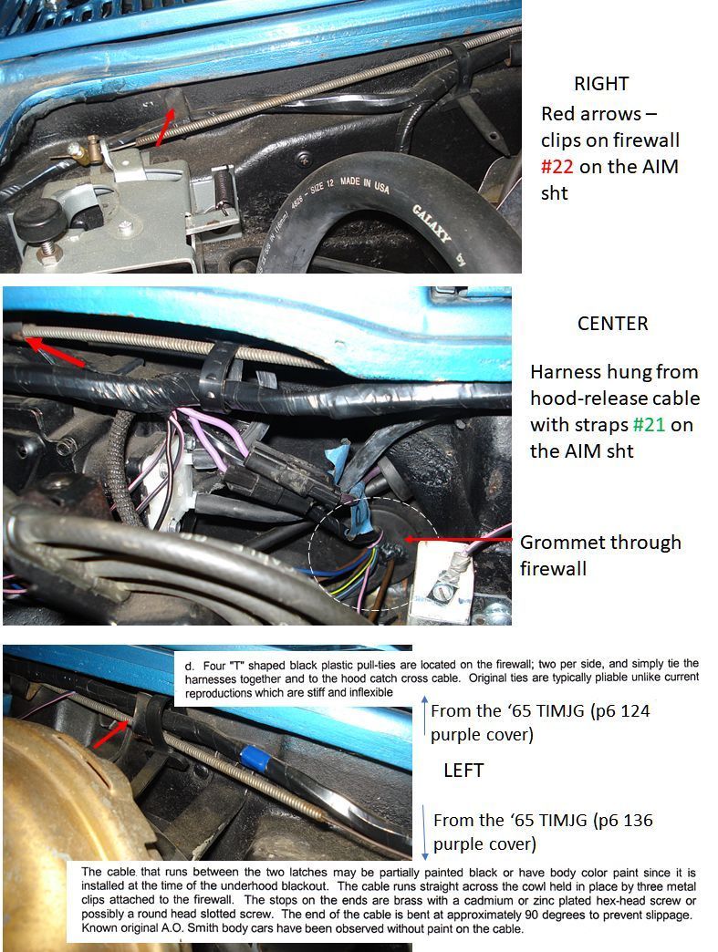 C2 65 Wiring harness under hood Pictures CorvetteForum Chevrolet