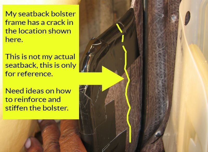 How toC5 Vette seat frame bolster crack CorvetteForum Chevrolet