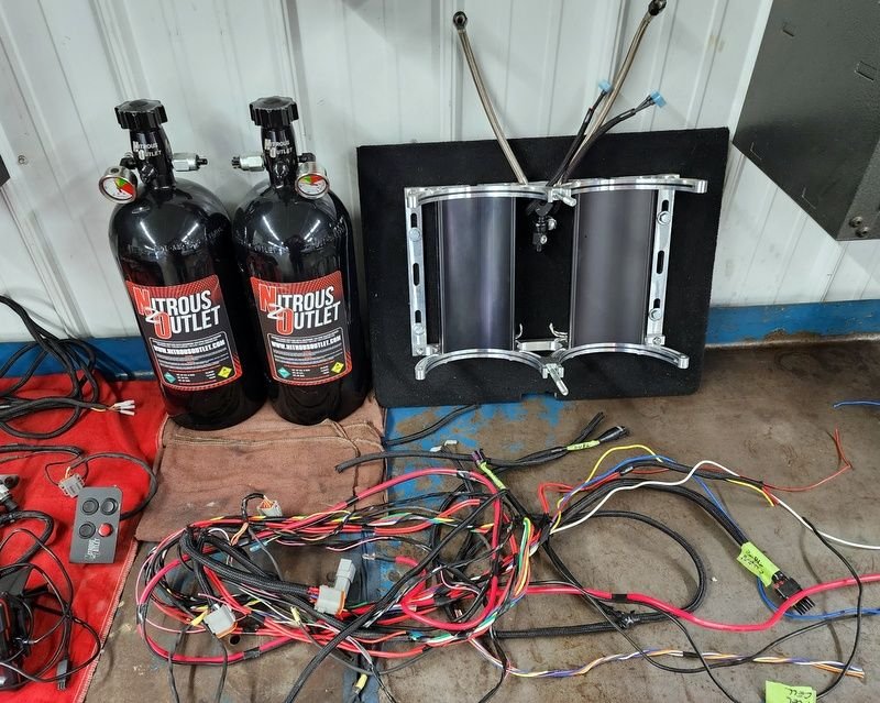 FS (For Sale) SOLD Complete Nitrous Outlet kit dual bottles,heaters