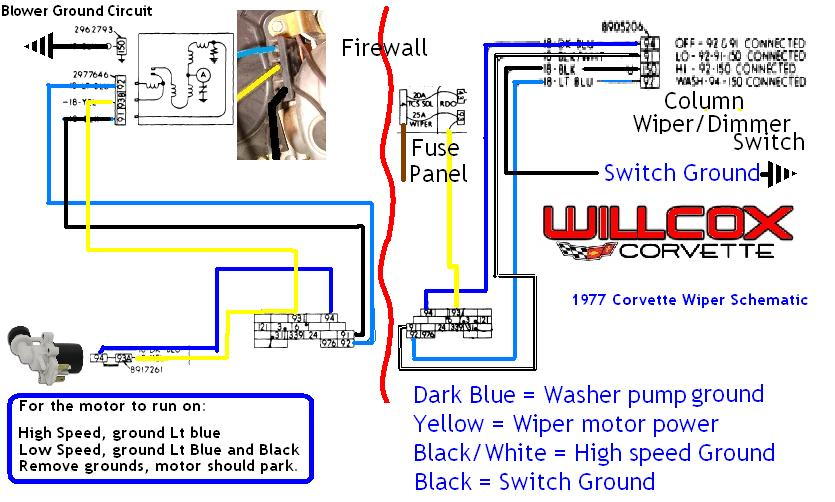 1972 Corvette Wiper Motor Wiring Diagram