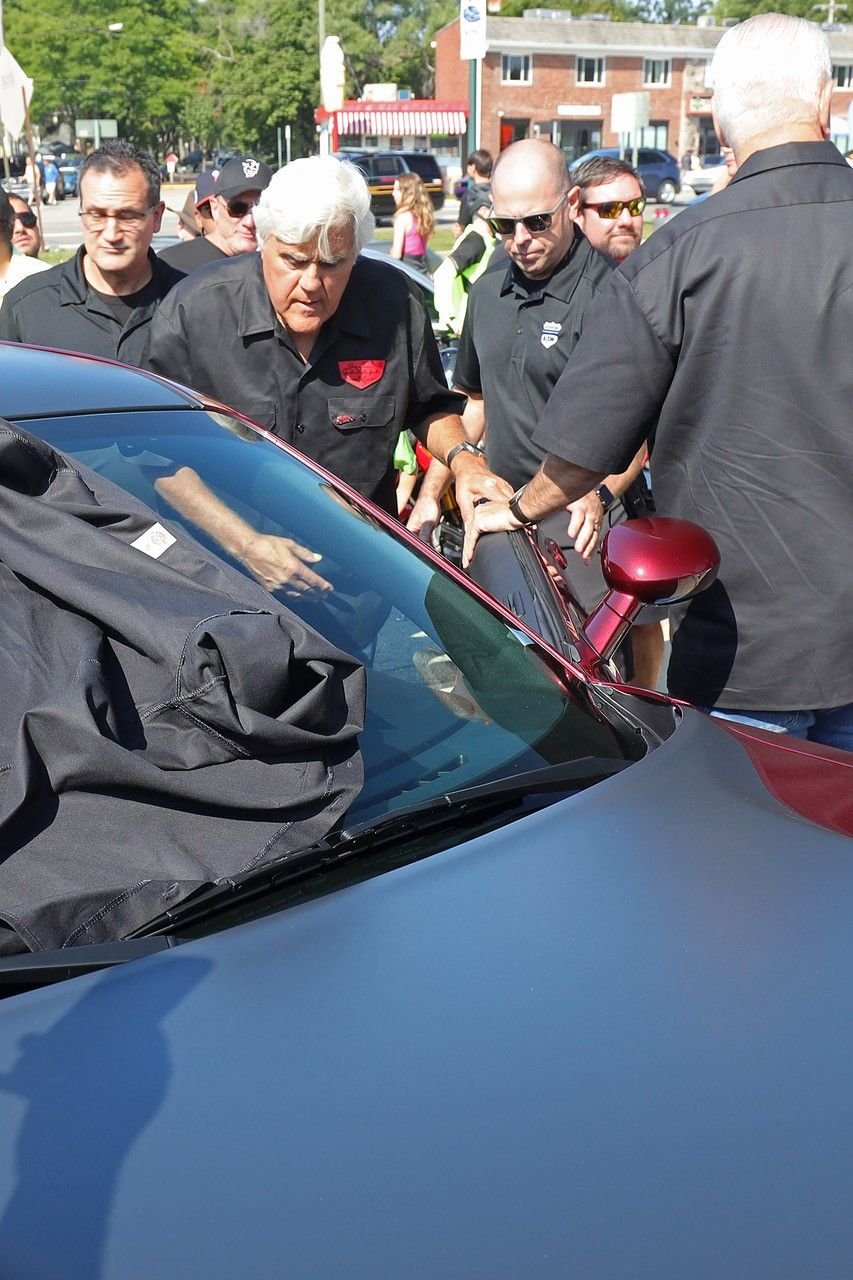 Jay Leno at Woodward Dream Cruise CorvetteForum Chevrolet Corvette