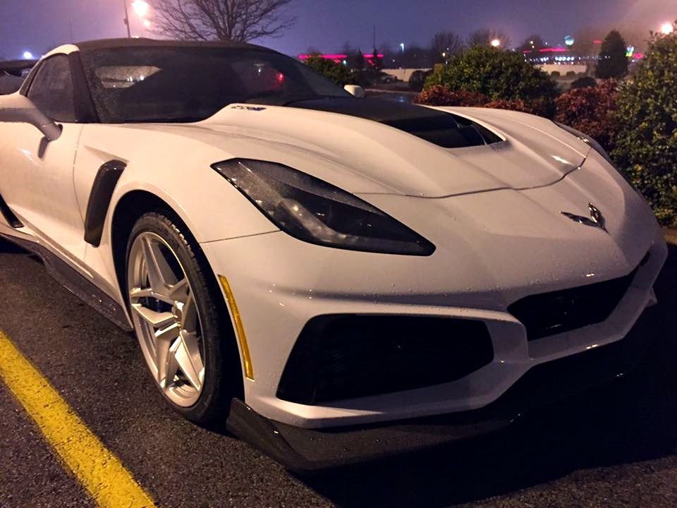 2019 Corvette ZR1 in Ceramic Matrix Gray in Bowling Green Parking Lot