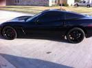 C6 Black Corvette