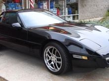 My 84 CrossFire with Z51 package with 4 3 manual trans - updated with 17 inch ZO6 wheels. I am no longer the owner of this 84. sold her for my white 86 Z51 with TPI and 4 3 Trans.
