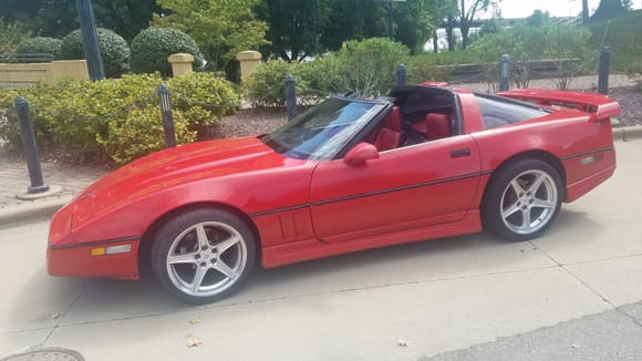 1985 C4...L98 motor Automatic ZR 10x18 wheels with Perelli tires