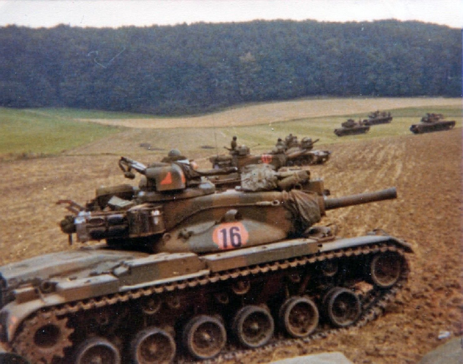 M60A2s near the Fulda Gap in Germany. 