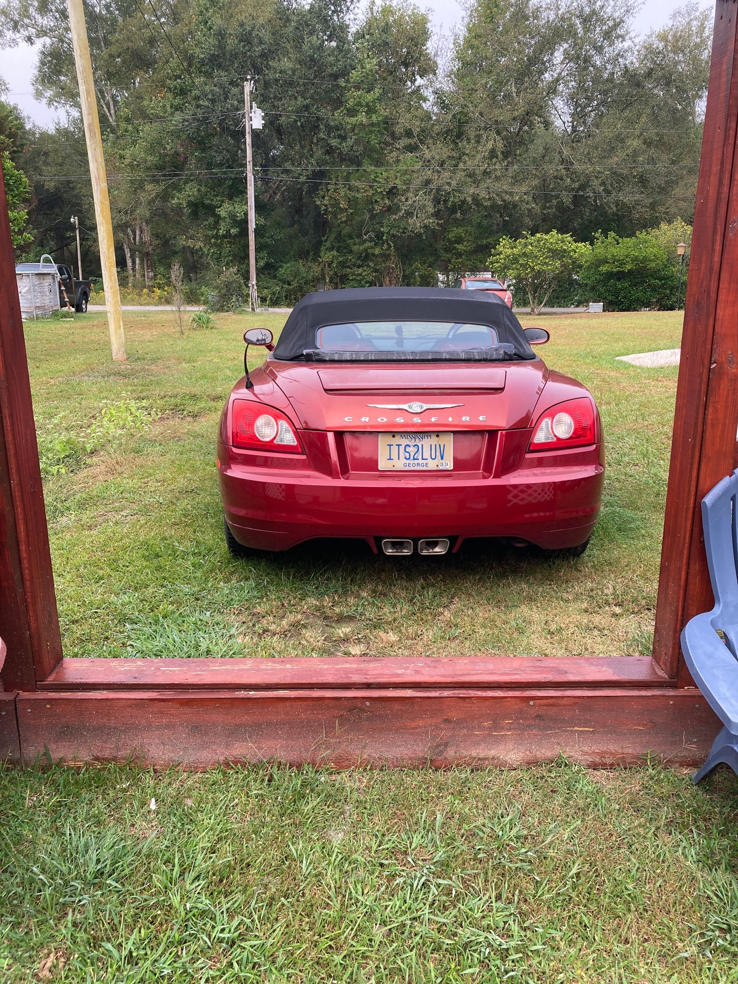 2006 Chrysler Crossfire - Crossfire convertible - Used - VIN 1C3AN65L96X067227 - 154,000 Miles - 6 cyl - 2WD - Automatic - Convertible - Red - Lucedale, MS 39452, United States