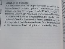 Transmission Fluid Change Manual 