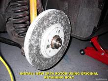 6102INSTALL NEW ROTOR