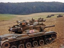 M60A2s near the Fulda Gap in Germany. 
