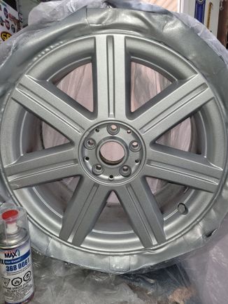Clear coated