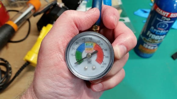 Keep it and you'll be able to check your low-side pressure even if you don't have an A/C gauge set.