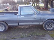 The donor: 1985 Dodge ram 50 with Mitsubishi 4d55t engine