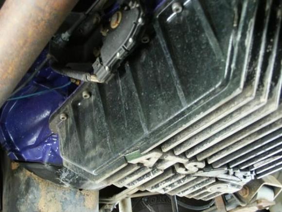 Rockin ATS purple on the tranny with the ATS deep pan