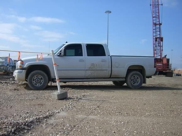My truck at work