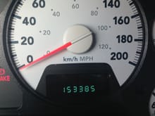 The mileage is indicated in kilometres which = 93,500 miles