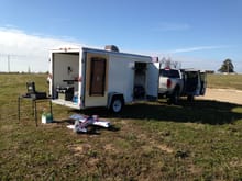 My little RC trailer setup for flying RC aircraft.