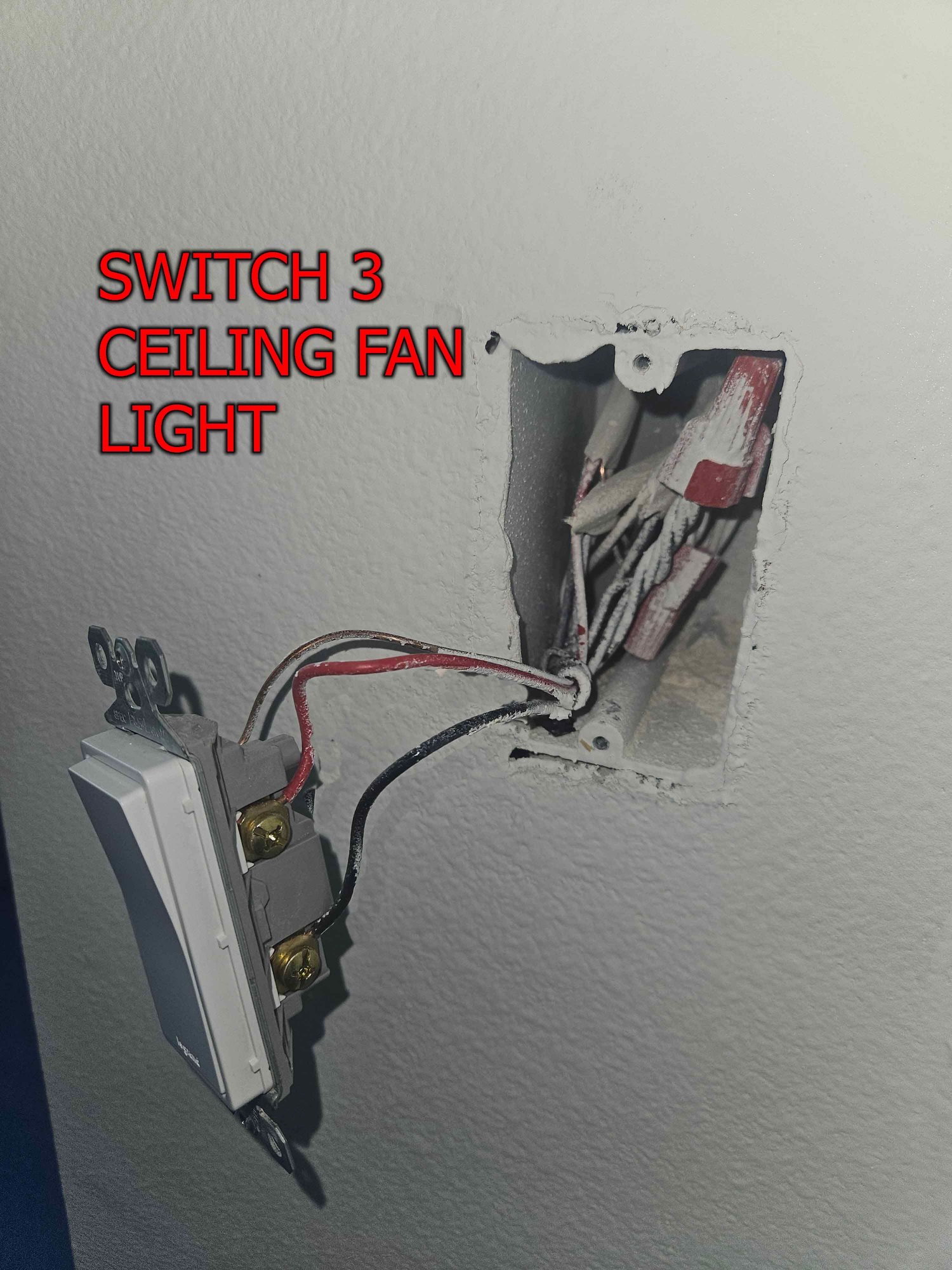 Ceiling fan install on New Construction house wiring - DoItYourself.com