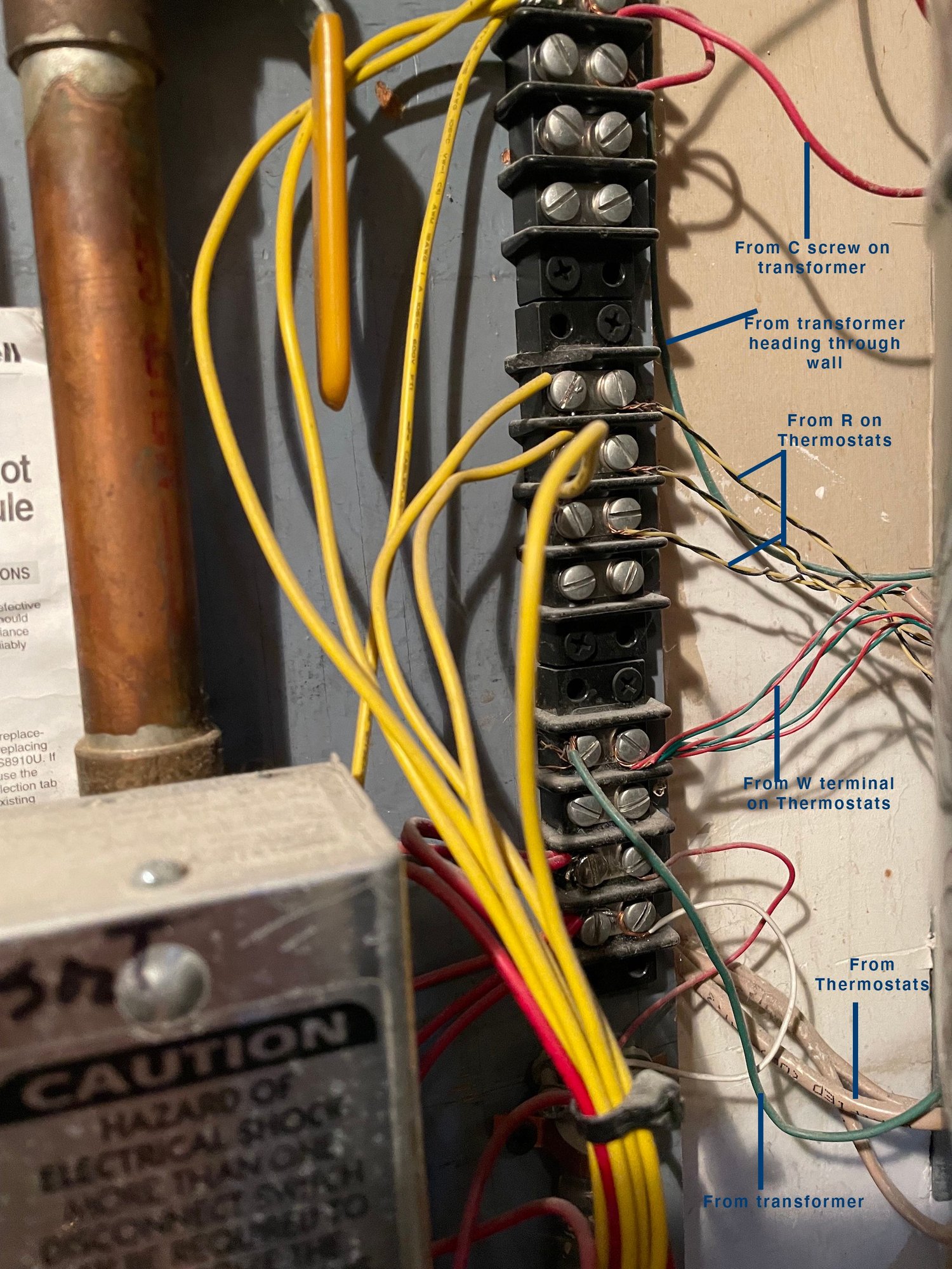 Do I have extra wires that can be used a cwire on my boiler