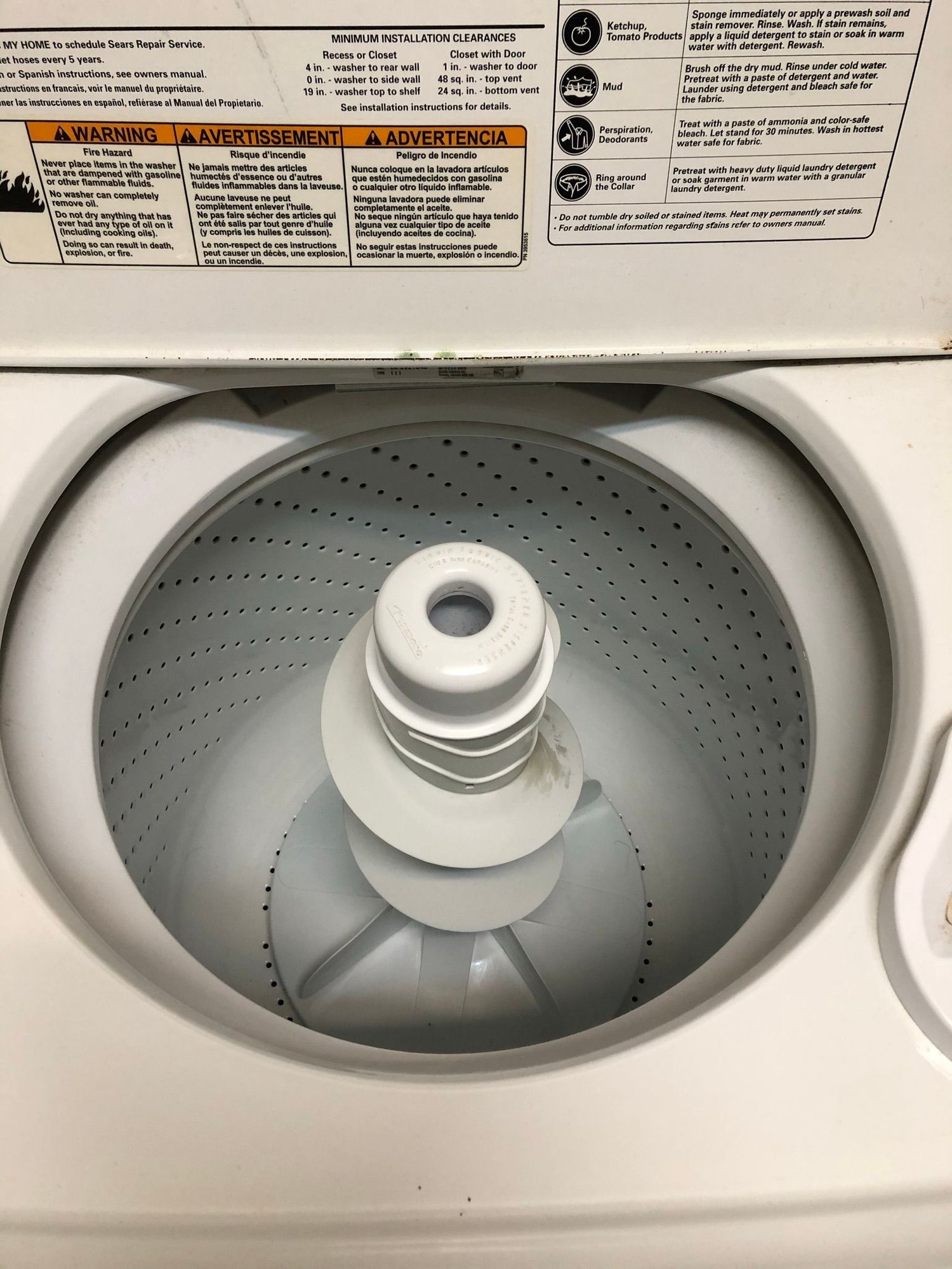 washer doesn't spin Community Forums
