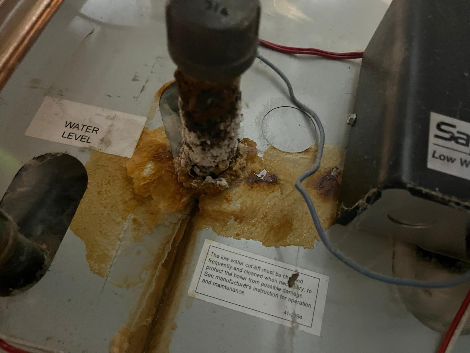 Slant Fin Steam Boiler and Steam Piping are having corrosion ...