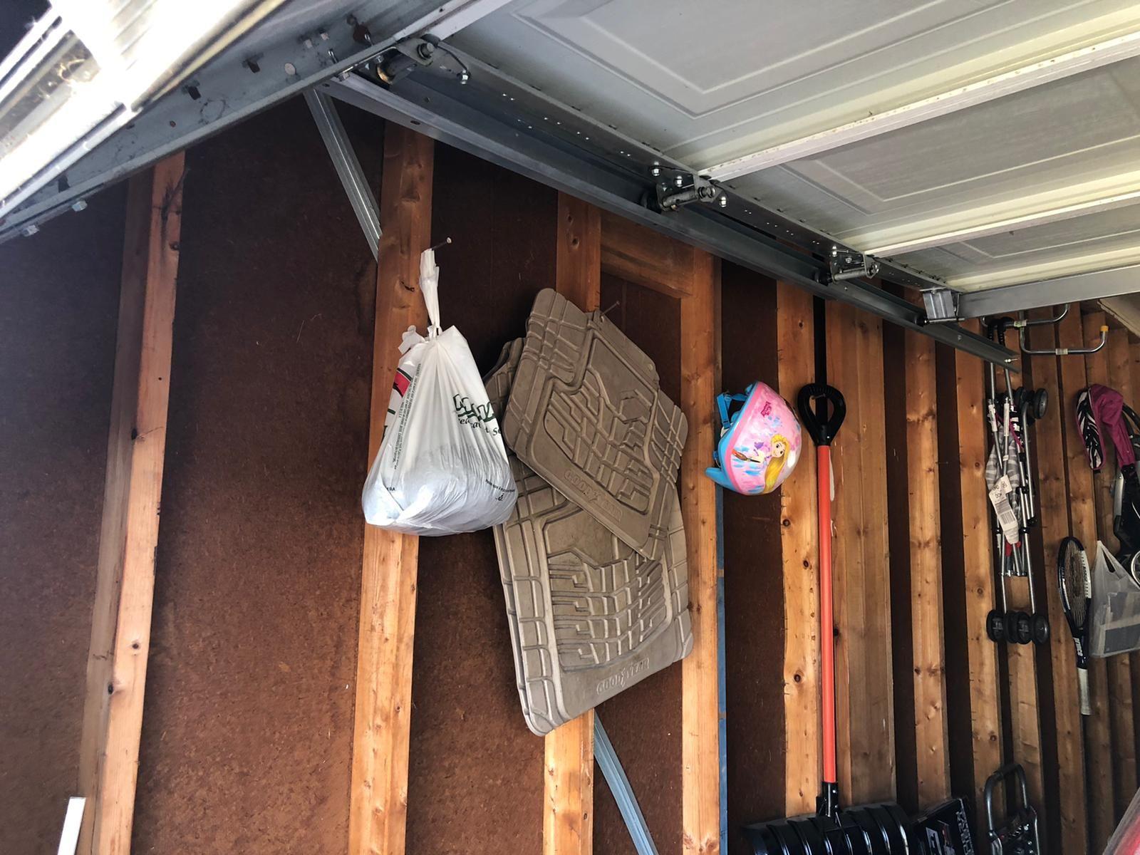 Water Damage unfinished garage wall(exterior facing side walls) Community