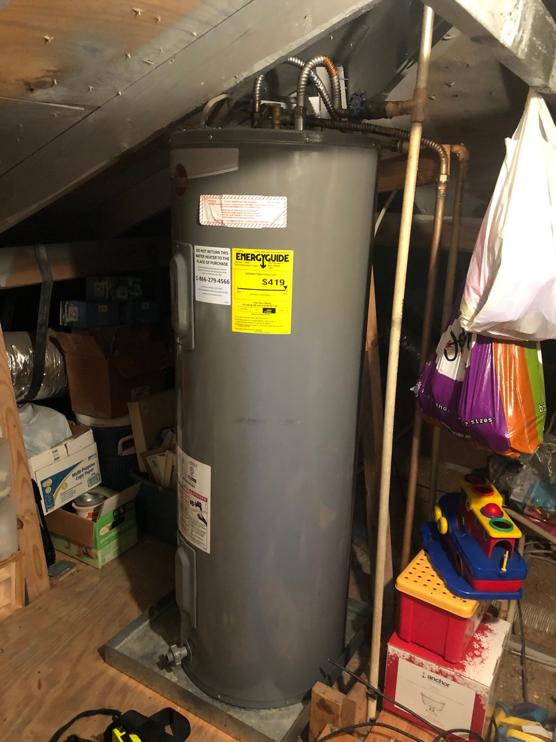 Water heater lower / lift anchor method Community Forums