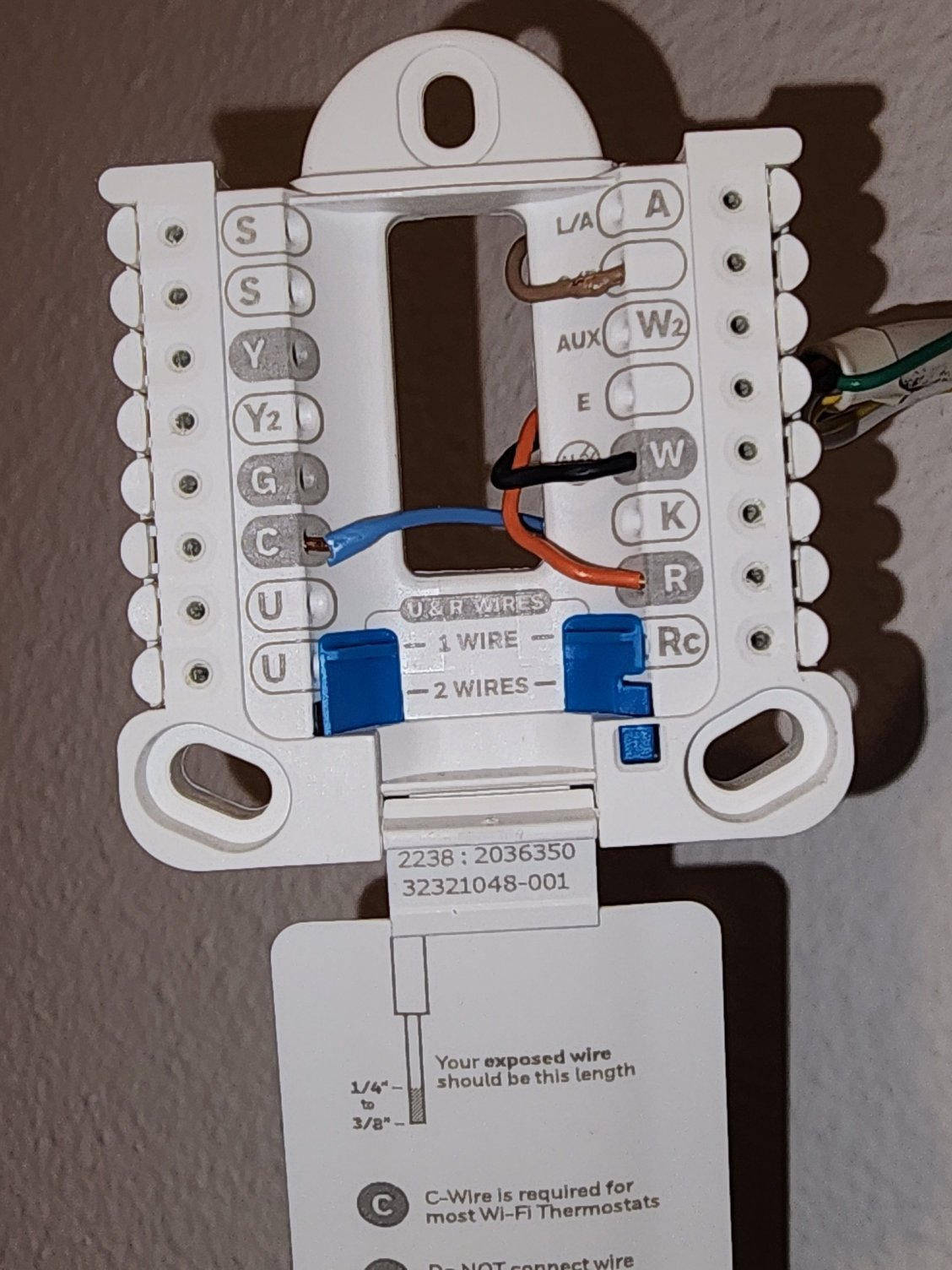 Setting up Honeywell TH6320ZW2003 T6 Pro thermostat with water radiant