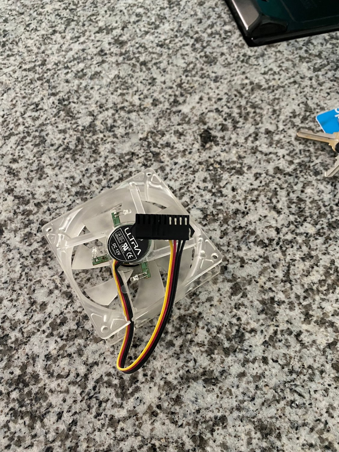 Replacement wire connector clips for cpu fan