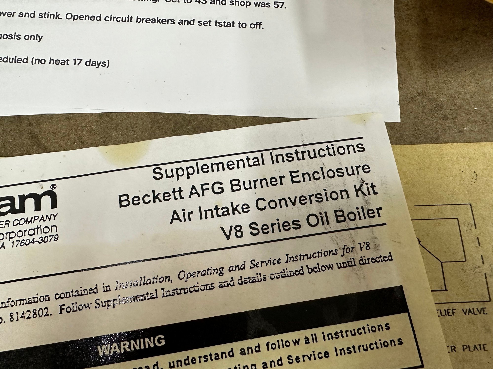 oil boiler blow up, likely cause was??? Community Forums