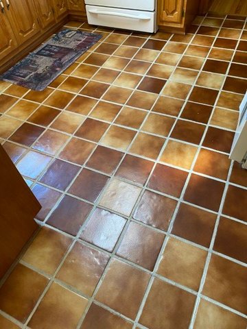 Any tips on how to touch up floor tiles that have nicks & chips ...
