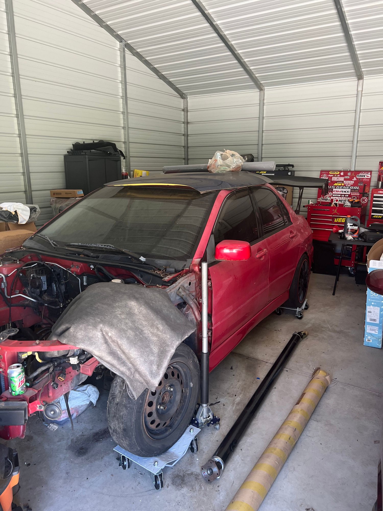 2003 Mitsubishi Lancer Evolution - 03 RR Clean title complete Roller. - Used - VIN JA3AH86F23U118490 - 155,000 Miles - 4 cyl - AWD - Manual - Sedan - Red - Knoxville, TN 37920, United States