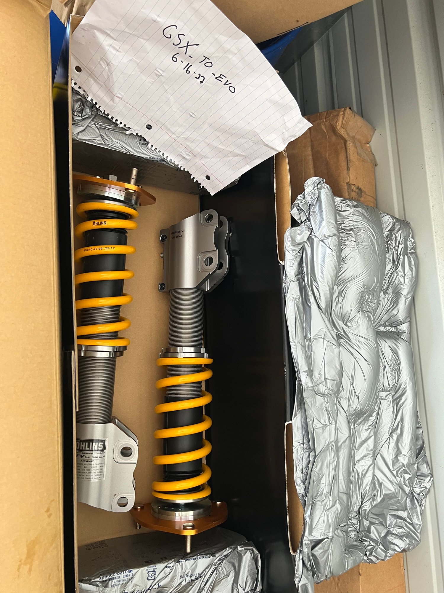 Steering/Suspension - Ohlins R&T coilovers BNIB - New - 2001 to 2006 Mitsubishi Lancer Evolution - Knoxville, TN 37920, United States