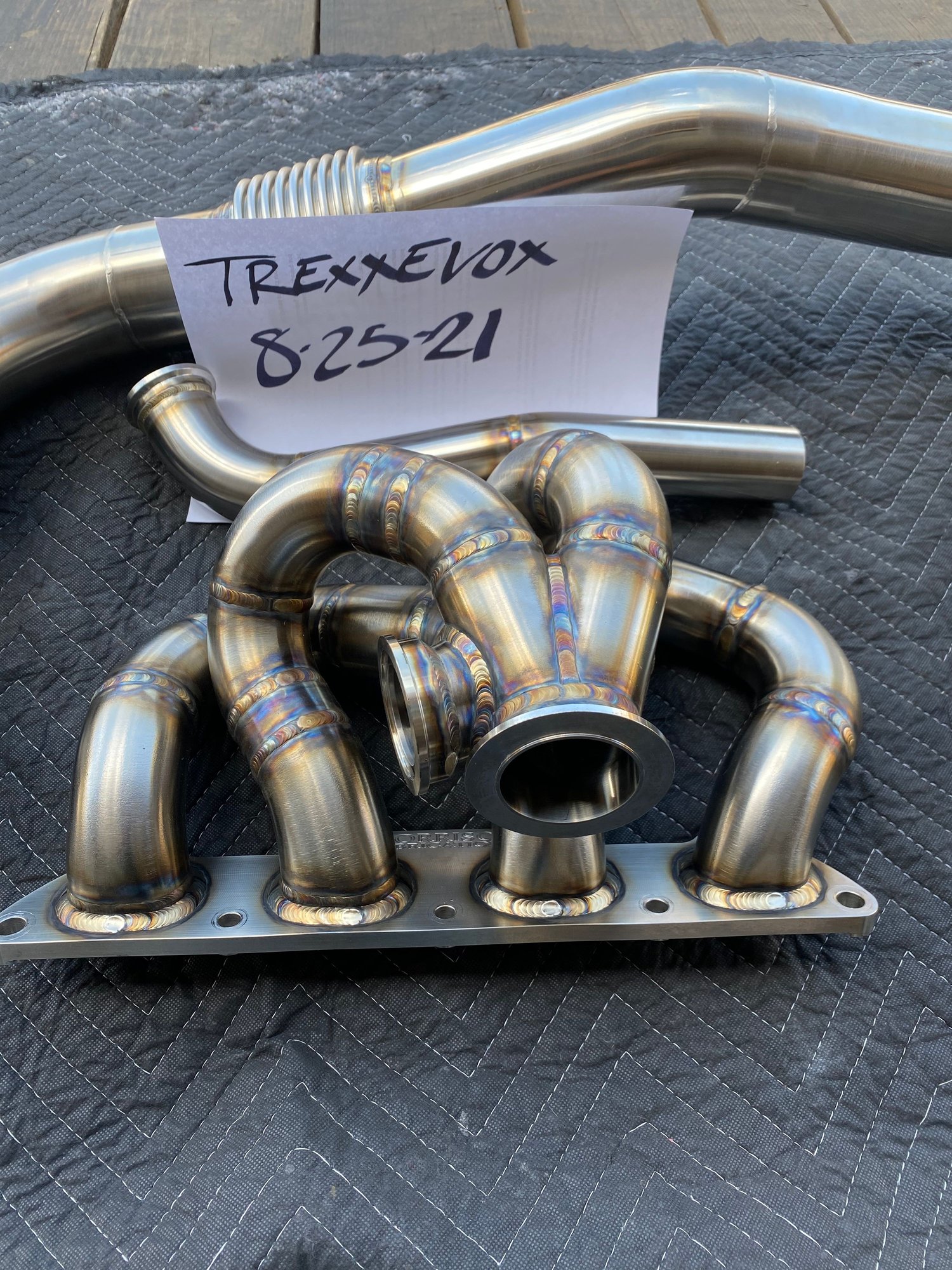 Engine - Exhaust - Bran new morrison fab manifold and hot parts - New - 2003 to 2006 Mitsubishi Lancer Evolution - Las Vegas, NV 89123, United States
