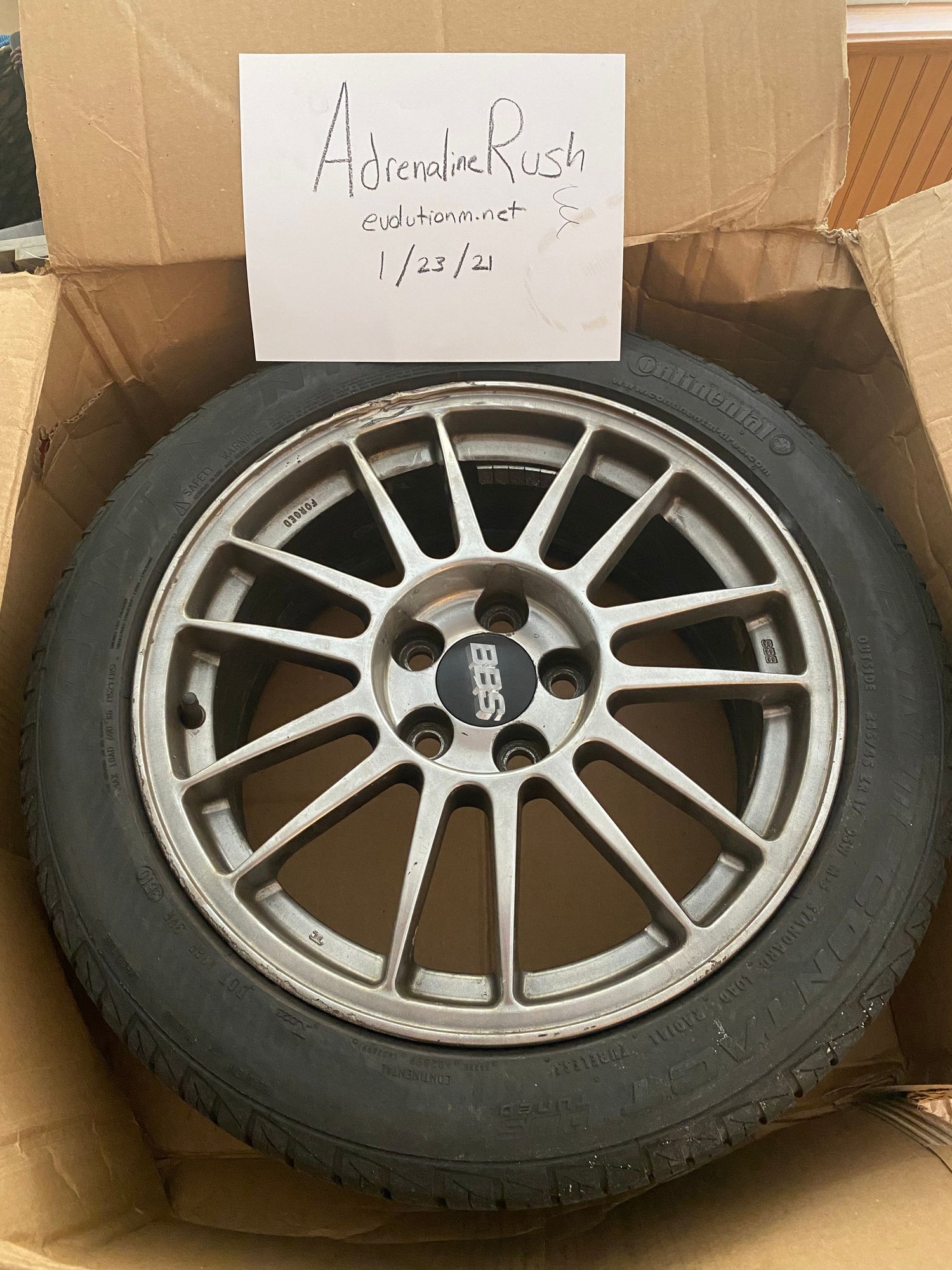 2003 Mitsubishi Lancer Evolution - Evo IX BBS (one wheel chipped) - Wheels and Tires/Axles - $750 - St Louis, MO 63044, United States