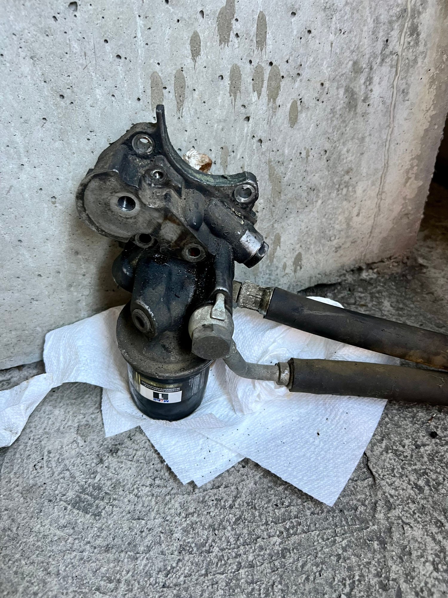 Engine - Internals - OEM Evo 8 Oil Filter Housing w/ Cooler - Used - -1 to 2026  All Models - La, CA 90017, United States