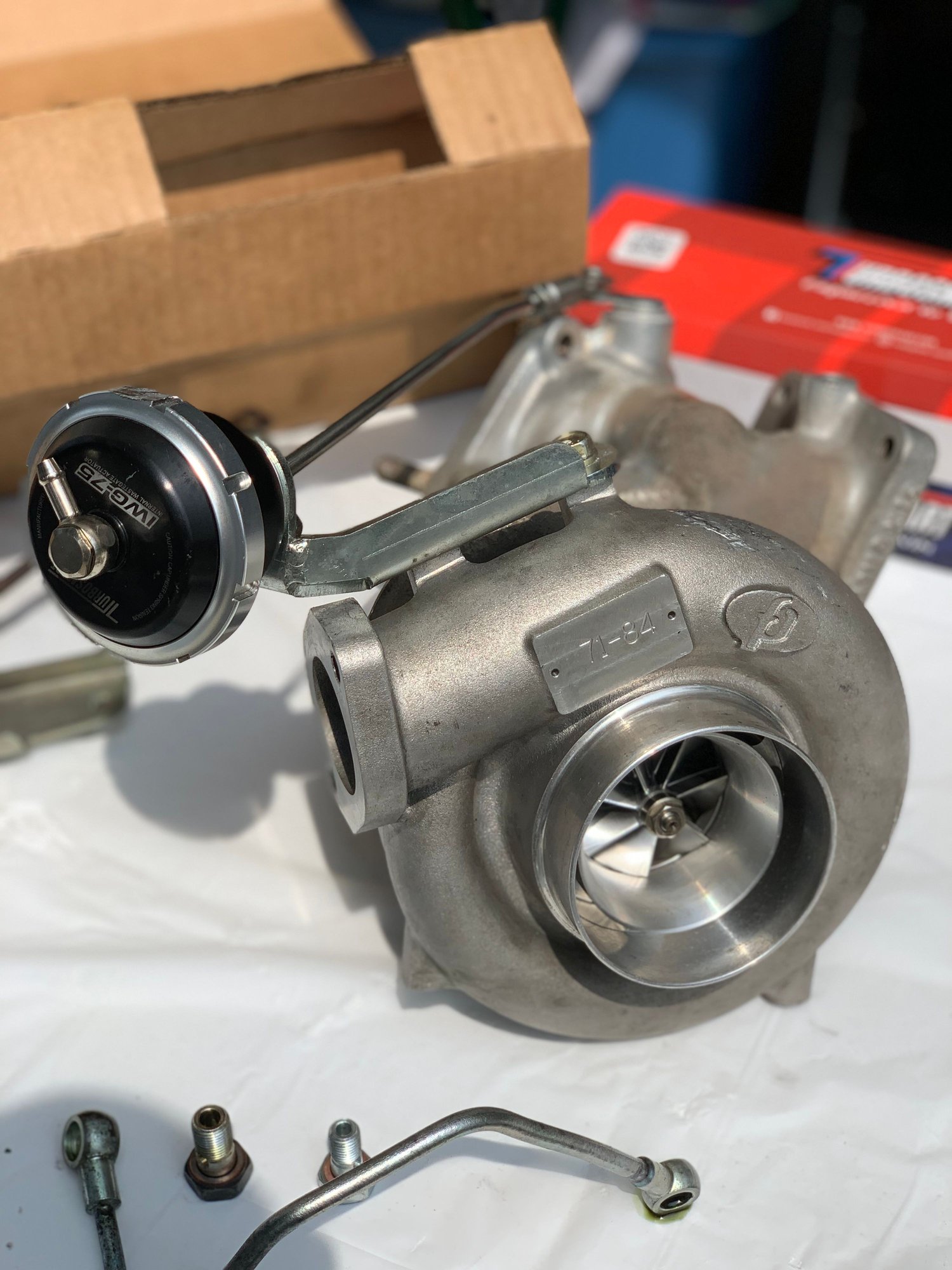 Engine - Power Adders - FP 71HTA - Ported and coated, 84mm Anti-Surge Compressor & TurboSmart 18PSI WGA - Used - 0  All Models - Cleveland, OH 44126, United States