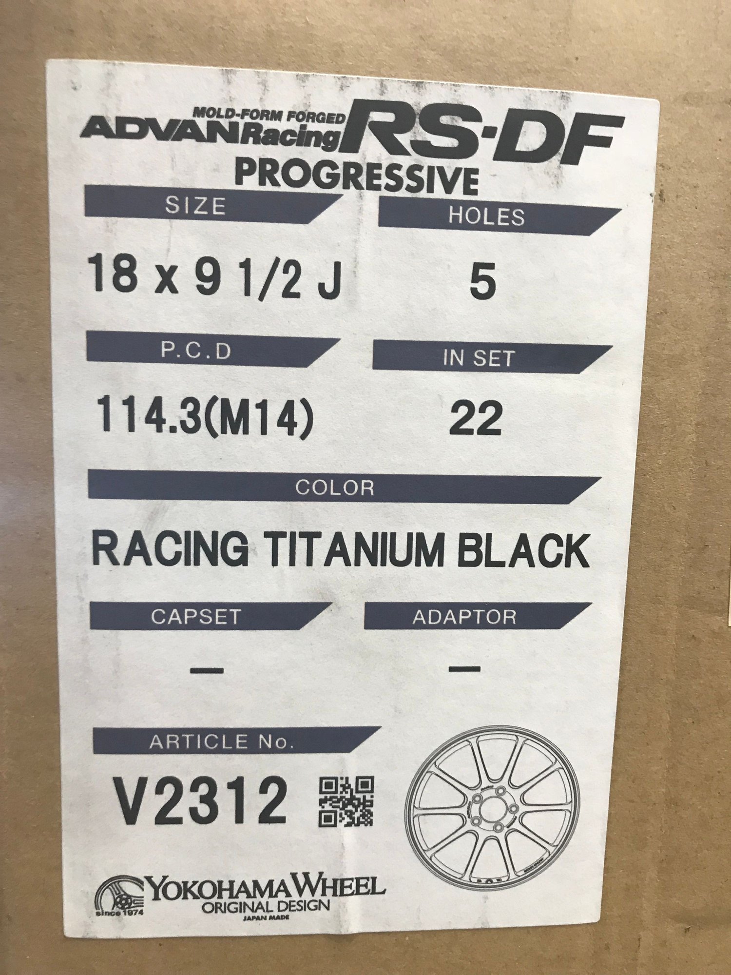 Wheels and Tires/Axles - MINT 18" ADVAN RS-DF PROGRESSIVE 18x9.5 +22 all around - Used - 2009 to 2018 Mitsubishi Lancer Evolution - Orlando, FL 32819, United States