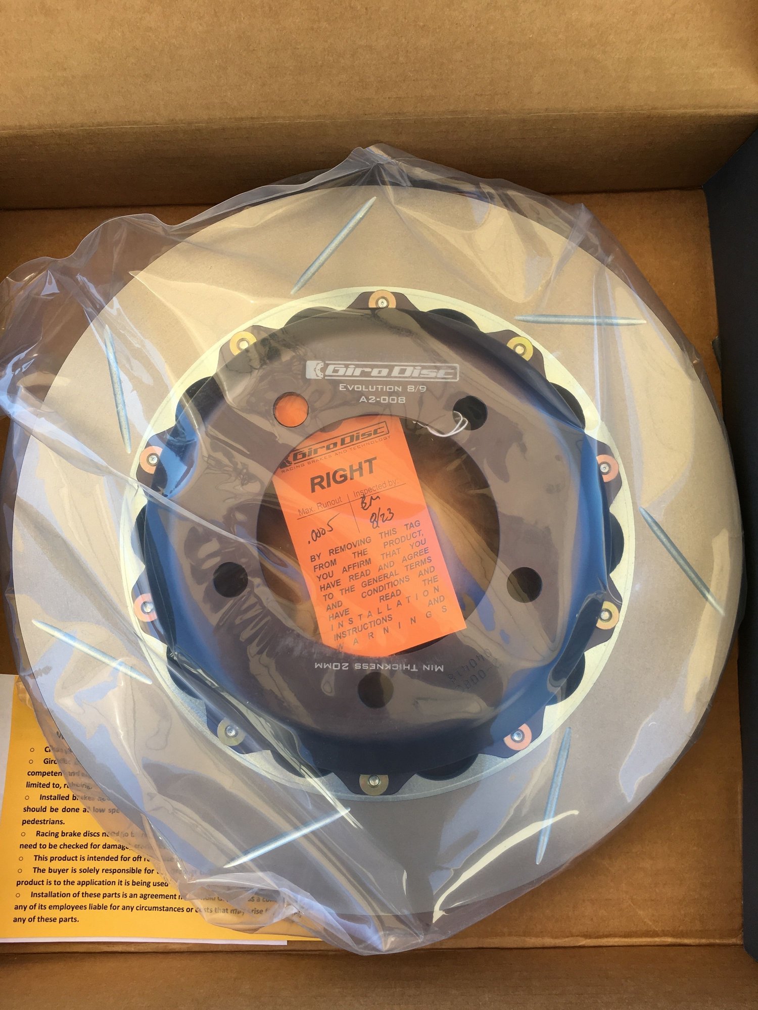 Brakes - NEW IN BOX Girodisc 2-Piece Front and Rear Brake Rotors for Evo 6/7/8/9 - New - 2003 to 2006 Mitsubishi Lancer Evolution - Newbury Park, CA 91320, United States