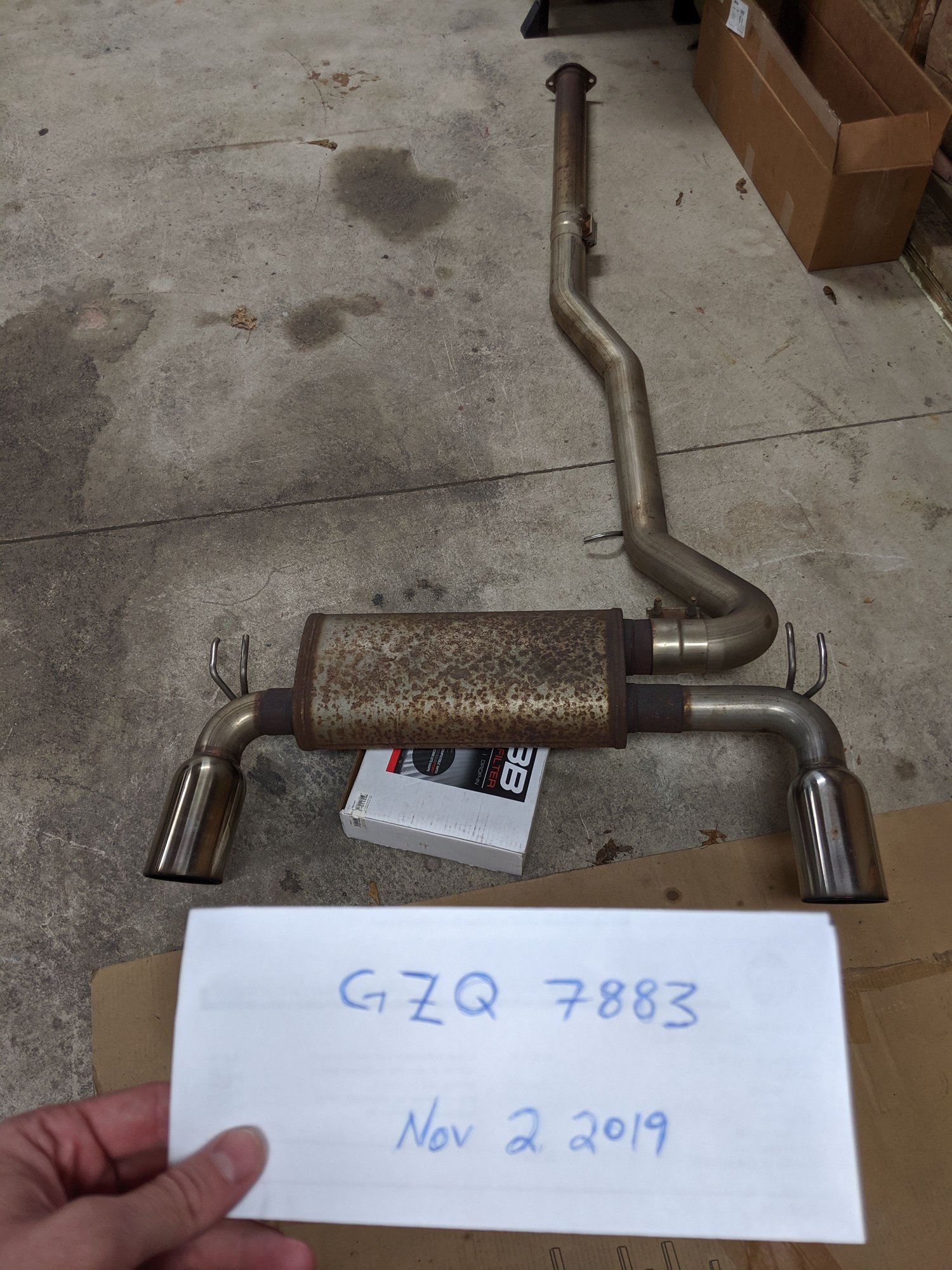 Engine - Exhaust - Buschur Racing Crossflow Exhaust - Used - 2008 to 2015 Mitsubishi Lancer Evolution - Cuyahoga Falls, OH 44221, United States
