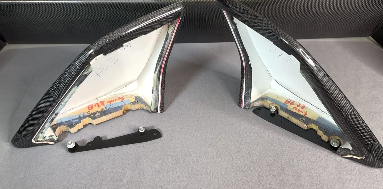 Exterior Body Parts - EVO 8 Wing Brackets - New - 2003 to 2005 Mitsubishi Lancer Evolution - Green Bay, WI 54304, United States