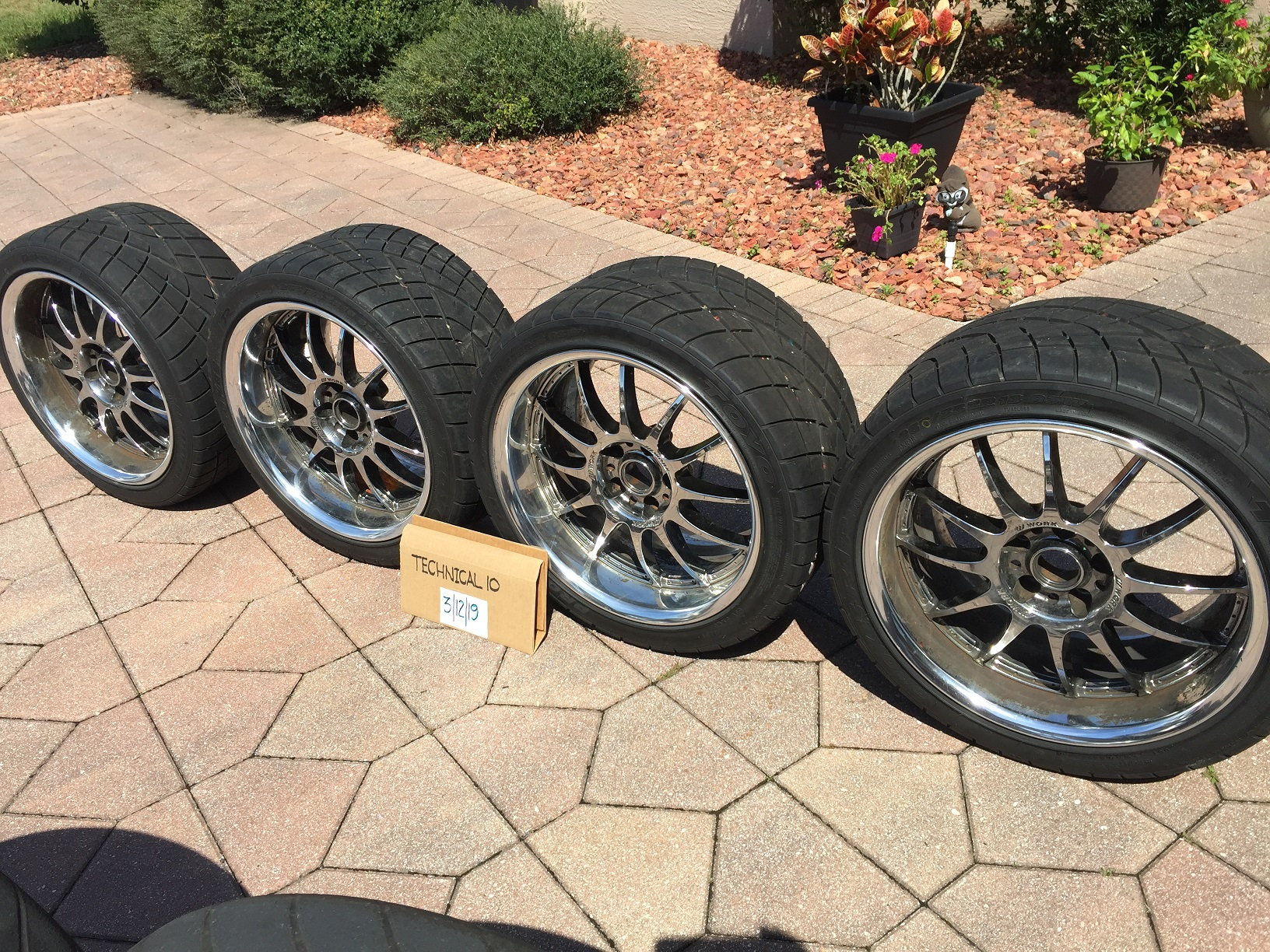 Wheels and Tires/Axles - WORK XSA 18x10 +18 w/ Toyo R1R 265/35/18 tires - Used - 2003 to 2015 Mitsubishi Lancer Evolution - Inverness, FL 34453, United States