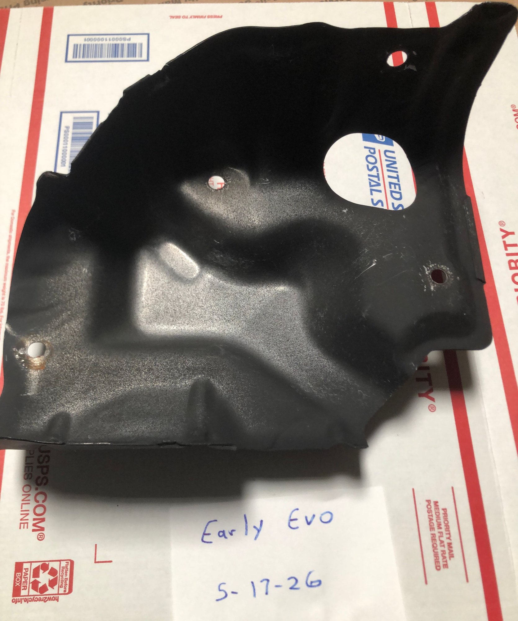 Engine - Power Adders - Evo 8/9 OEM heat shield for 02 housing. - Used - 2003 to 2006 Mitsubishi Lancer Evolution - Henderson, NV 89052, United States