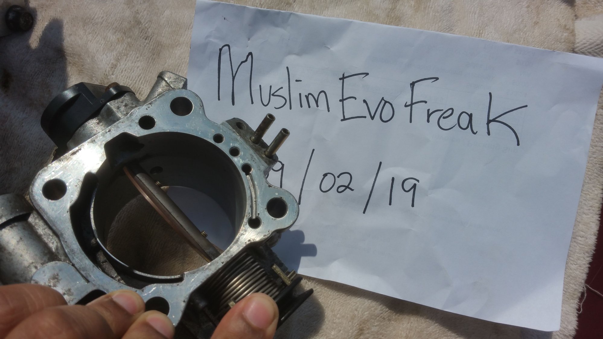 Engine - Power Adders - Evo 8/9 Curt Brown Ported Intake Manifold and 65 mm throttle body - Used - Lake In The Hills, IL 60156, United States