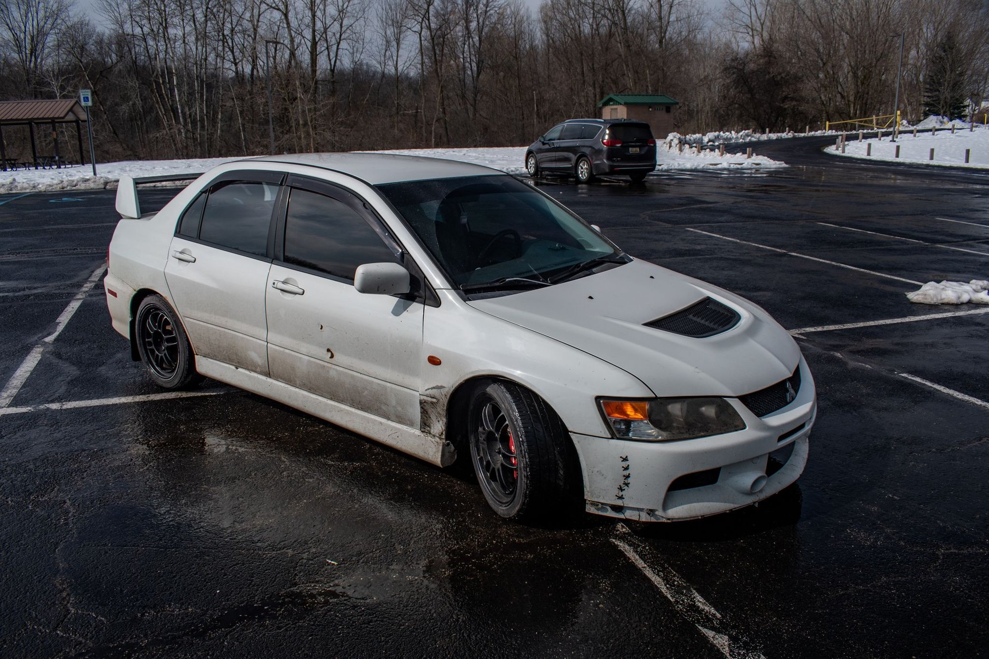 2006 Mitsubishi Lancer Evolution - 2006 Mitsubishi Lancer Evo IX GSR - Used - VIN JA3AH86C16U056381 - 160,000 Miles - 4 cyl - AWD - Manual - Sedan - White - Grand Rapids, MI 49546, United States