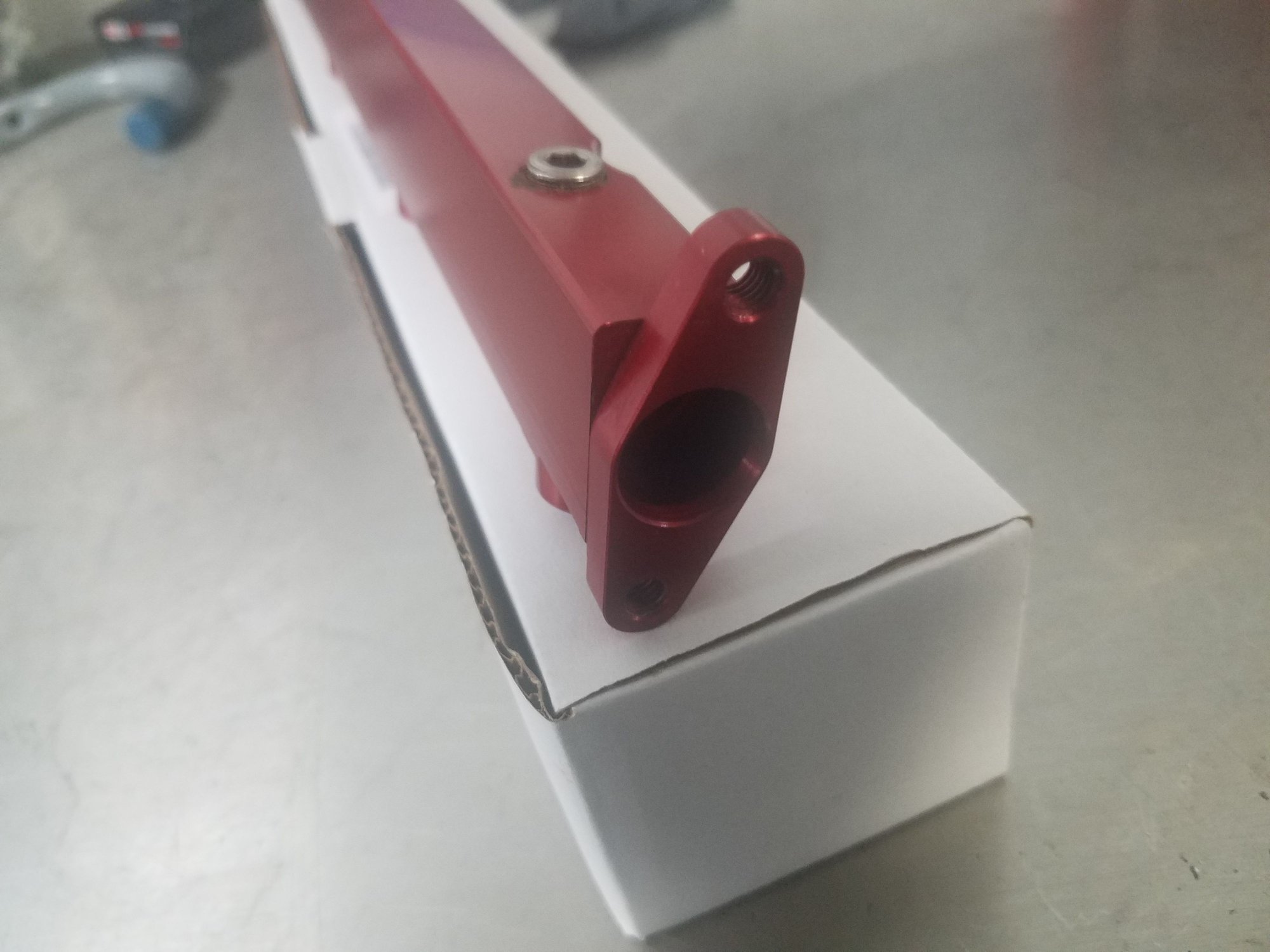 Engine - Intake/Fuel - Evo 8/9 AMS Fuel Rail (RED) - Used - 2003 to 2006 Mitsubishi Lancer Evolution - Milwaukee, WI 53202, United States