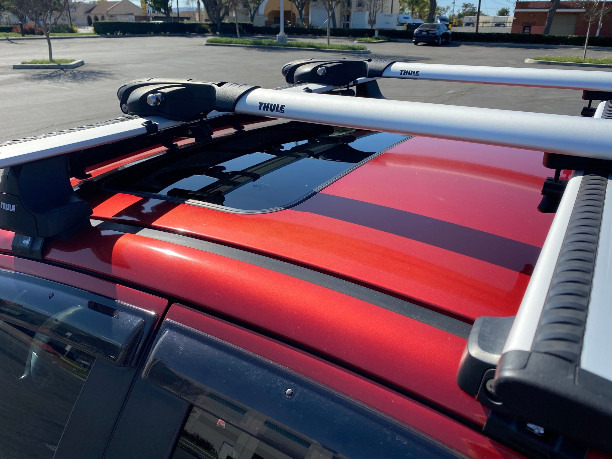Exterior Body Parts - Thule Roof Rack System - 2008+ Lancer / Evolution X - Used - 2008 to 2020 Mitsubishi Lancer Evolution - Carson, CA 90745, United States