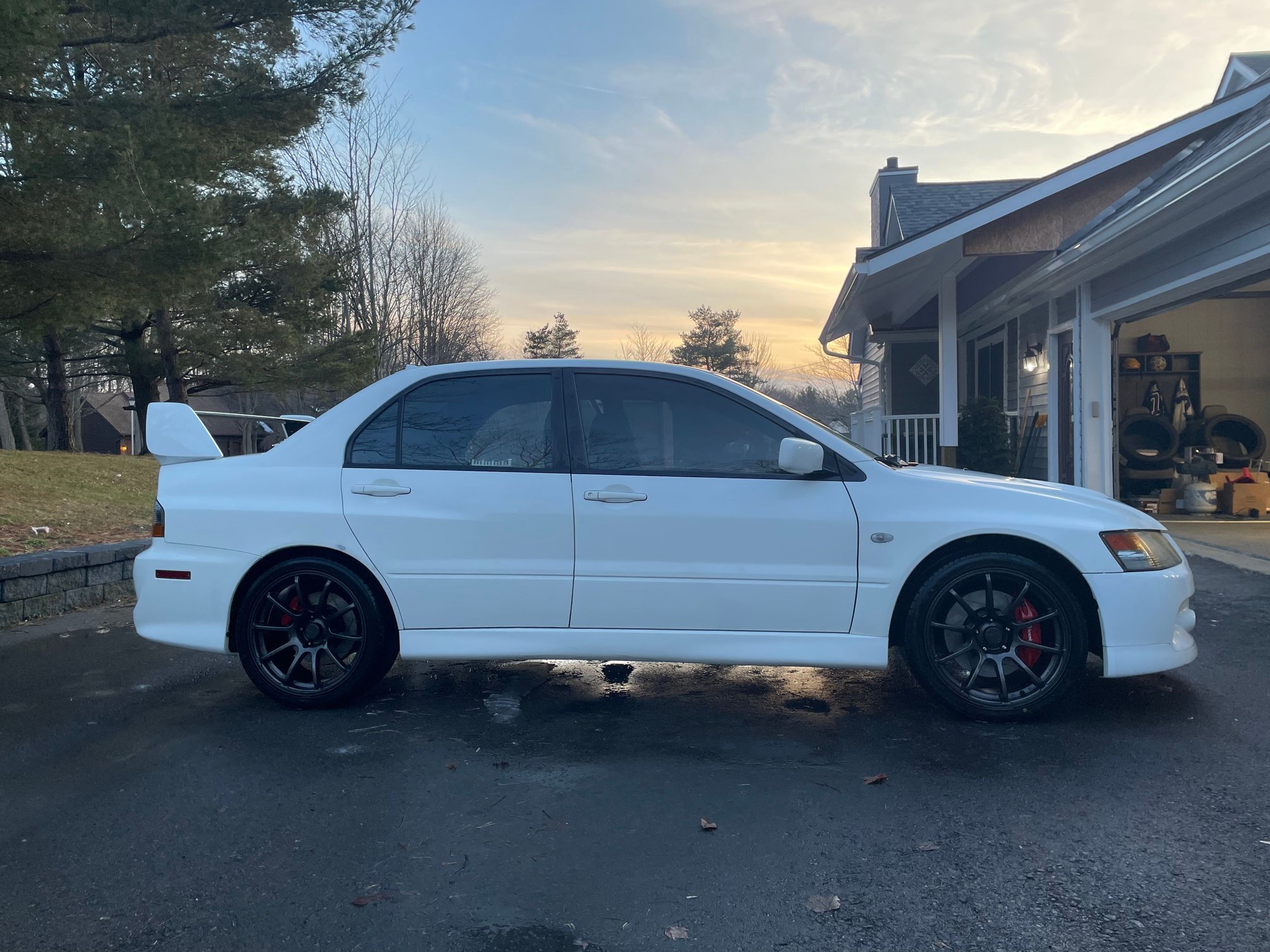 2003 Mitsubishi Lancer Evolution - FS: 2003 Mitsubishi Lancer Evolution - Used - VIN JA3AH86F030124529 - 115,000 Miles - 4 cyl - AWD - Manual - Sedan - White - Hamburg, NY 14075, United States