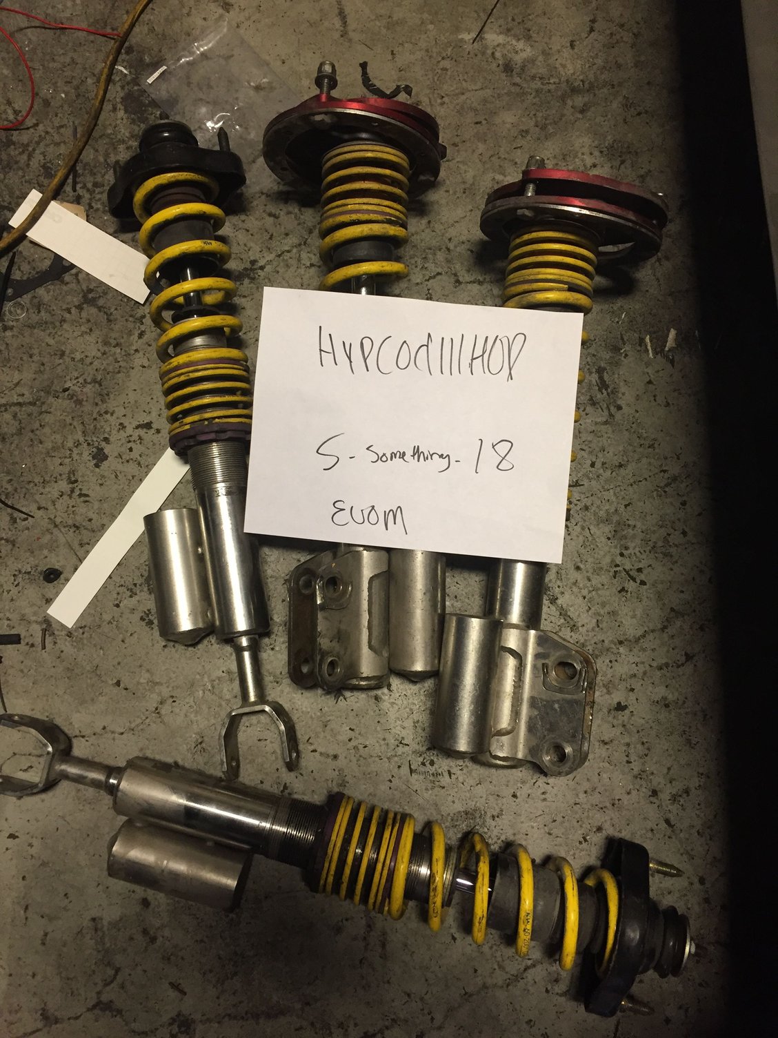 Steering/Suspension - KW V3 Evo 8/9 with camber/caster plates - Used - 2003 to 2006 Mitsubishi Lancer Evolution - San Jose, CA 95112, United States