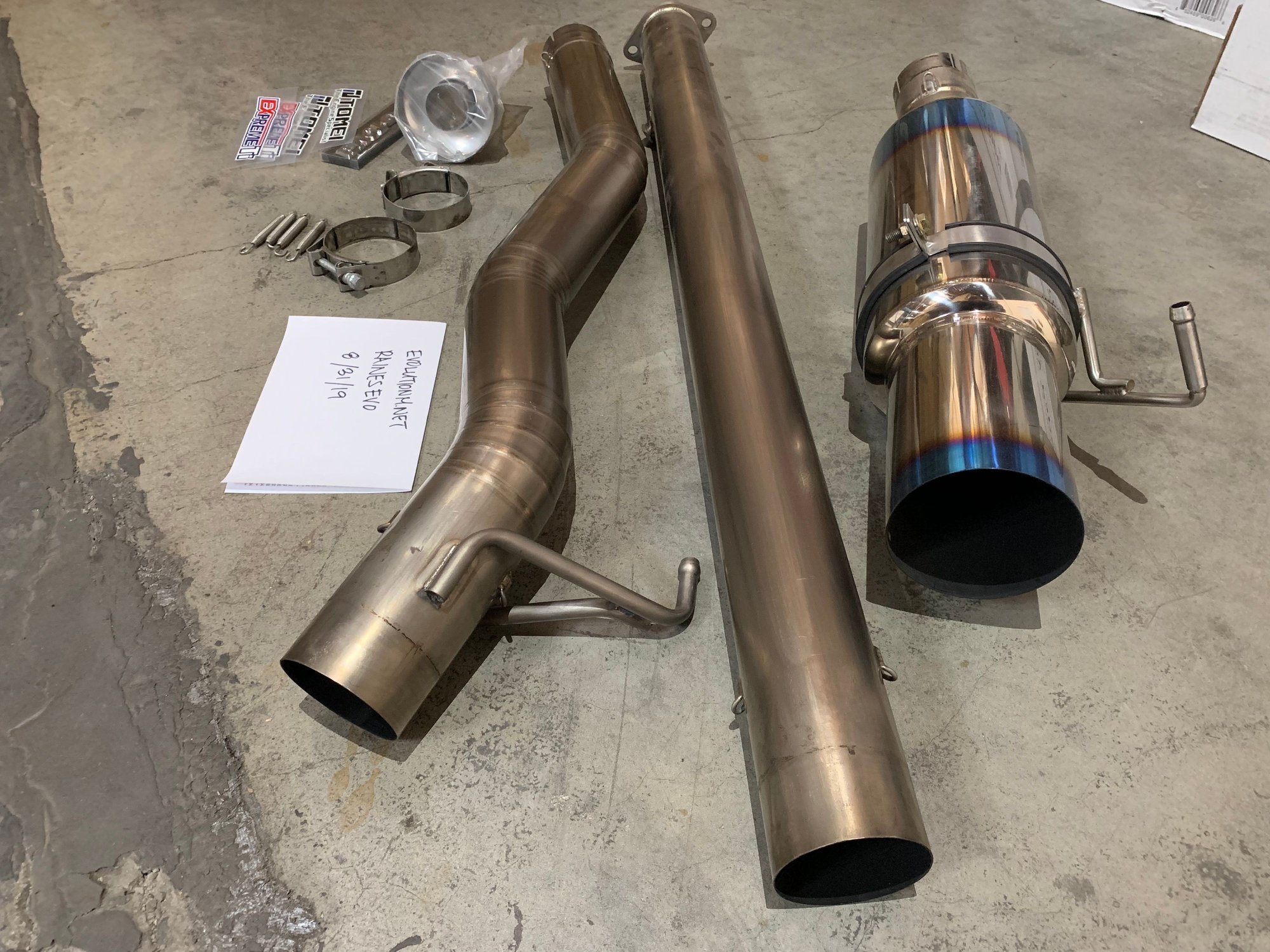 Engine - Exhaust - Tomei Expreme Ti for Evo 8/9 - Used - 2005 to 2006 Mitsubishi Lancer Evolution - Irvine, CA 92618, United States
